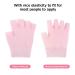 2 Pairs Moisturizing Fingerless Gloves for Dry, Rough, and Cracked Hands - Pink and Black - Buy Online on GoSupps.com