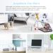 Fabuday Double-Sided 1X/10X Magnifying Makeup Mirror | Table Top Vanity Mirror | 6.25-inch Clear Transparent Design - Buy Online on GoSupps.com