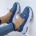 Gonipol Orthopedic Shoes for Women | Women's Casual Walking Arch Support Shoes | Breathable Orthopedic Sneakers for Women Blue US 7.5