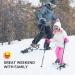 ALPS 14/17/21/25/30 Inch Lightweight Snowshoes for Women Men Youth Kids  Light Weight Aluminum Alloy Terrain Snow Shoes with Pair Antishock Trekking Poles  Free Carrying Tote Bag Black 14'' - Buy Online on GoSupps.com