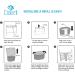 Diaper Disposal Bags for Basketll Classic Buckets - Holds 16L & 1980 Diapers (4 Pack) | Eco-Friendly & Efficient - Buy Online on GoSupps.com