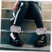 Buy Besportble 2 Pair Fur Boot Covers for Women | Warm Ankle Boot Cuffs & Leg Gums for Winter - Buy Online on GoSupps.com
