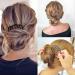8 Piece Vintage Hairstyle Hair Side Combs and Pins Set | U Shaped Teeth Hair Fork Clip for Updo Bun | Hair Stick Hair Accessories - Buy Online on GoSupps.com