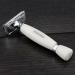 DE safety Razor in Ivory color handle original brass handle