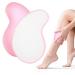 Crystal Hair Eraser Nano Crysta Hair Remover Nano Crystal Painless Exfoliation Hair Removal Tool for Men and Women Magic Hair Remover Silver Soft Smooth Silky Skin (Pink)