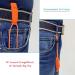 Holdall Emergency Pipe with Handle & Safety Whistle - 4-Pack for Outdoor Camping Survival Kayaking & Boating - Bright Orange - Buy Online on GoSupps.com