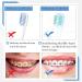 Honeydak Orthodontic V-Shaped Toothbrush with 40 Interdental Brushes - Yellow Small (46 Piece Set) - Buy Online on GoSupps.com