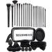 Makeup Tool Set | Makeup Tools Set | Multi-functional Set With Hair Tie And Powder Puff Soft Makeup Brushes Set With Organizer Bag For Beginners - Buy Online on GoSupps.com