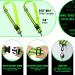 Saintrygo Reflective Sash & Jacket Set for High Visibility Safety | Adjustable for Walking & Cycling at Night - Fluorescent Green - Buy Online on GoSupps.com