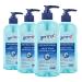 Germ-X Antibacterial Liquid Hand Soap Waterfall Scent pH Balanced 16 oz (Pack of 4) Dermatologist Tested Clear Hand Wash for Kitchen or Bathroom Back to School Supplies