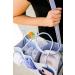 Pump & Diaper Caddy Organizer with Shoulder Strap | Premium Large Nursery Organizer - Grey - Buy Online on GoSupps.com