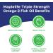 MapleLife - Triple-Strength - Omega-3 Fish Oil - Brain + Heart Health - Essential Fatty Acids - DHA EPA - Fish Oil Softgel 2000 Mg - 300 softgels - Buy Online on GoSupps.com