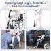 Multi-Loop Leg Lifter Strap for Easy Mobility - 42 Rigid Hand Strap with Padded Foot Loop and 3 Hand Grips - Ideal Aid for Getting in and Out of Bed, Couch, Car, and Wheelchair - Suitable for Adults, Elderly, Men, and Women - Buy Online on GoSupps.com