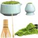 Matcha Whisk and Bowl Matcha Set Bamboo Ceramic Matcha Kit Includes Whisk Tea Spoon 580ml Bowl and Whisk Holder Manual Japanese Tea Set for Matcha Making Style1 Style 1 - Buy Online on GoSupps.com