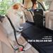Hands Free Running Dog Lead - Retractable 7FT Long Training Leash for Medium Large Dogs - Reflective Nylon Tape - Ideal for Walking, Hiking, Jogging - Car Seat Belt Leash - Black - Buy Online on GoSupps.com