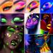 ecofavor Neon Eyeshadow Powder Pigment - UV Glow in the Dark Black Lights - 8 Vibrant Colors - Highly Pigmented Loose Eye Shadow - Fluorescent Matte Makeup Kit - Buy Online on GoSupps.com