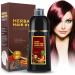 Hair Dye Shampoo 3 in 1 Herbal Shampoo Hair Dye for Women Men Grey Coverage Shampoo 16.9fl oz (Dark Burgundy)