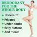 Whole Body Deodorant Smooth Solid Stick Natural Deodorant for Women and Men 48 Hour Odor Control - Aluminum Free Baking Soda Free Skin Safe - 1.4 ounce(2 pack) Cucumber & Minted - Buy Online on GoSupps.com