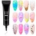 Nail glue gel UV nail glue - 15 ml press-on nail glue rhinestone nail glue | UV gel nail glue for attaching artificial nails nail tips and small decorations - Buy Online on GoSupps.com