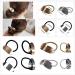 XHBTS 12 Pack Metal Leaf Hair Bands - Elastic Hair Ties & Cuffs in Gold and Silver | International Shipping - Buy Online on GoSupps.com
