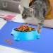 Moacc Slipproof & Waterproof Feed Mats for Dogs & Cats - Silicone Base 54x38cm - Blue - Buy Online on GoSupps.com