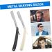 Magiclulu Safe Shaver - Portable Men's Razor & Hair Cutter (2 Pcs) | Metal Hand Razor for Precise Grooming - Buy Online on GoSupps.com