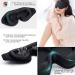 3D Sleep Mask for Men and Women with Earplugs - Night Blindfold for False Eyelash Extensions, Yoga, Travel - Grey - Buy Online on GoSupps.com