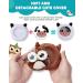 Lictin Boo Boo Ice Packs for Kids - Reusable Hot Cold Pack with Straps and Sleeves - Set of 3 for Pain Relief, Fever, and Swelling - Buy Online on GoSupps.com