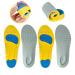 Sports Insoles Relieve Plantar Fasciitis Heel Spurs & Foot Pain Shock Absorption Breathable Shoe Inserts Memory Foam Insoles for Men & Women (2pairs-M: Men s 5.5-8 / Women s 6-8.5)