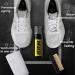 White Shoe Cleaner - Shoe Cleaning Kit - 150ml Shoe Cleaning Foam with Brush and Towel - White Trainer Cleaner - Shoe Cleaning Kit for Removing Stains and Dirt - Work on Most Shoes - Buy Online on GoSupps.com