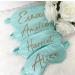 Personalised Sleep Silk Satin Eye Mask Custom Any Name Rest Sleeping Relaxing Mask Gift for Her Mothers Day Birthday Bridesmaid Hen Bridal Christmas Gift Party Favours Present HUNYLONDON (Turquoise) - Buy Online on GoSupps.com