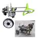 Dog Wheelchair Dog Wheelchair for Back Legs Adjustable Pet Wheelchair Pet Doggie Wheelchairs for Small/Medium Dogs Walk Tool Mobility Aids Portable XS Widen