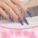6 Colors Glitter Series Gel Nail Polish Kit-Glitter Sparkle Pink Blue Light Grey- Soak-Off UV/LED Nail Polish Gel for Home Salon DIY Nail Art 5ML - Buy Online on GoSupps.com