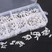 Hilitchi 600 Pcs 6 Sizes Single Barrel Crimp Sleeves Aluminum Connector Kit for Fishing Line - 1.0, 1.2, 1.4, 1.6, 1.8 & 2mm Dia - Buy Online on GoSupps.com