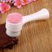 Facial Cleansing Brush Soft Double Sides Deep Cleaning Face Brush Silicone Face Exfoliator Brush Cleanser with Handle for Skincare - Pink - Buy Online on GoSupps.com