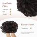FESHFEN Messy Bun Hair Piece Scrunchie Updo Synthetic Hairpiece - Medium Brown - Buy Online on GoSupps.com