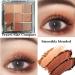 Dark Brown Eyeshadow Palette | Copper Matte Shimmer | Highly Pigmented & Waterproof | Long Lasting Korean Eye Makeup - 9 Color Glitter Palette (Brown 5) - Buy Online on GoSupps.com