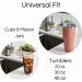 Rain Straw - Easy Clean Reusable Drinking Straws | BPA Free 10.5 Long Plastic Straws for Tumbler | Eco-Friendly & Snap Open Design | Classic 5 Pack - Buy Online on GoSupps.com