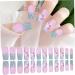1 Set Acrylic Press On Nails Square Fake Nails with Glue Cute Press On Nails Gradient Flower Fake Nails with Designs Full Cover Medium Coffin Press On Nails for Women Girls Acrylic Press On Nails - Buy Online on GoSupps.com