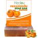 Persimmon Soap Bar for Body Odor Control Purifying Deodorizing Body Wash with Japanese Persimmon & Green Tea Extract for Eliminating Nonenal Body Odor Deodorant Soap Great for Skin Brightening