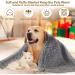 Calming Blankets for Small to Medium Dogs and Cats | Soft Fluffy Fleece Pet Blanket | Anxiety & Stress Relief | 31 x 24 Inch | Gray/Beige/Khaki - Buy Online on GoSupps.com