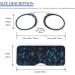 Kokobin Unisex Blue Leopard Reading Glasses | Compact +1.5 Visual Aid | Slide-Resistant B gellose Design | International Shipping Available - Buy Online on GoSupps.com