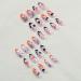 Halloween Nails | French Tip Press on Nails | Short Almond Fake Nails | Nude Pink with Ghosts & Pumpkins | 24 Pcs Glossy Acrylic Nails for Women - Buy Online on GoSupps.com