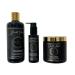 Prestige Hair Box STIMULATE RANGE - Trio Shampoo + Mask + Serum + Free blow-dry hair brush - CASTOR OIL - NO A HAIR