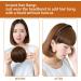Braid Headband Single Braided Dark Brown Fringe Headband with Bangs Realistic Instant Hair Bangs Fringe Bangs Hair Clip for Women Girls Hair Extensions - Buy Online on GoSupps.com
