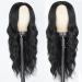 Porsmeer Long Black Wavy Synthetic Wigs for Women | Heat-Resistant 26-Inch Cosplay Costume Party Halloween Gigs - Buy Online on GoSupps.com