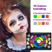 MooMoo Baby Face Paint Professional Body Painting Kit for Kids Water Based Body Paints Non Toxic Makeup Palette for Halloween (19 Color) - Buy Online on GoSupps.com