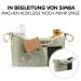 Shop Hauck Large Stroller Organizer Bag - Stylish Baby Diaper Bag with Cup Holder | Easy Access & Fastening (Simba Olive) - Buy Online on GoSupps.com