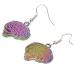 Abaodam Circle Dangle Earrings 1 Pair Brain Earrings Fashion Brain Women Ear Jewelries Ear Dangler Ear Pendant Ear Accessories Ear Decors Ear Drops Stud Earrings