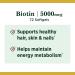 Nature's Bounty Biotin Supplement 5000 mcg - Supports Metabolism for Energy and Healthy Hair, Skin, and Nails - Buy Online on GoSupps.com